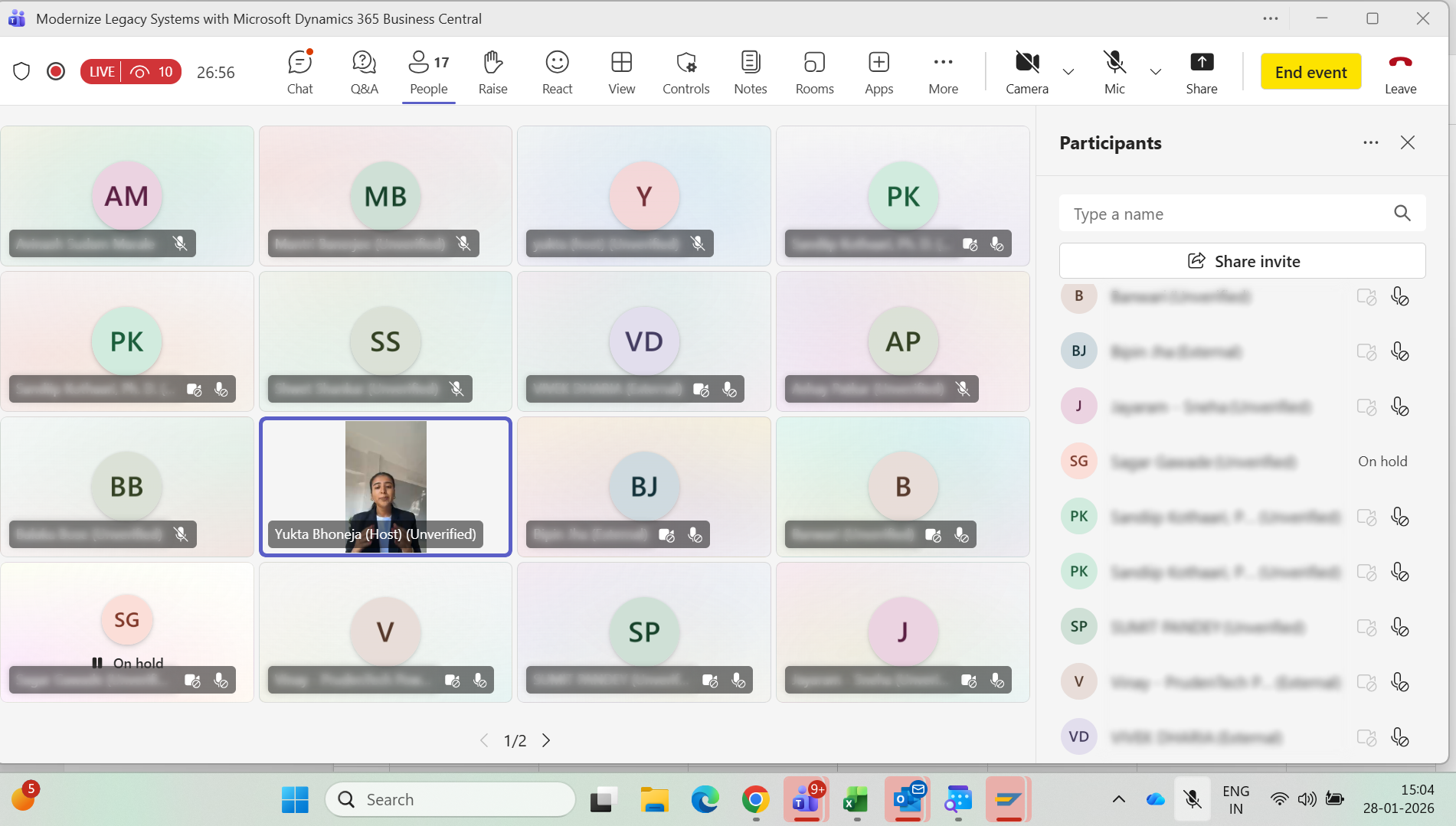 Webinar Participants