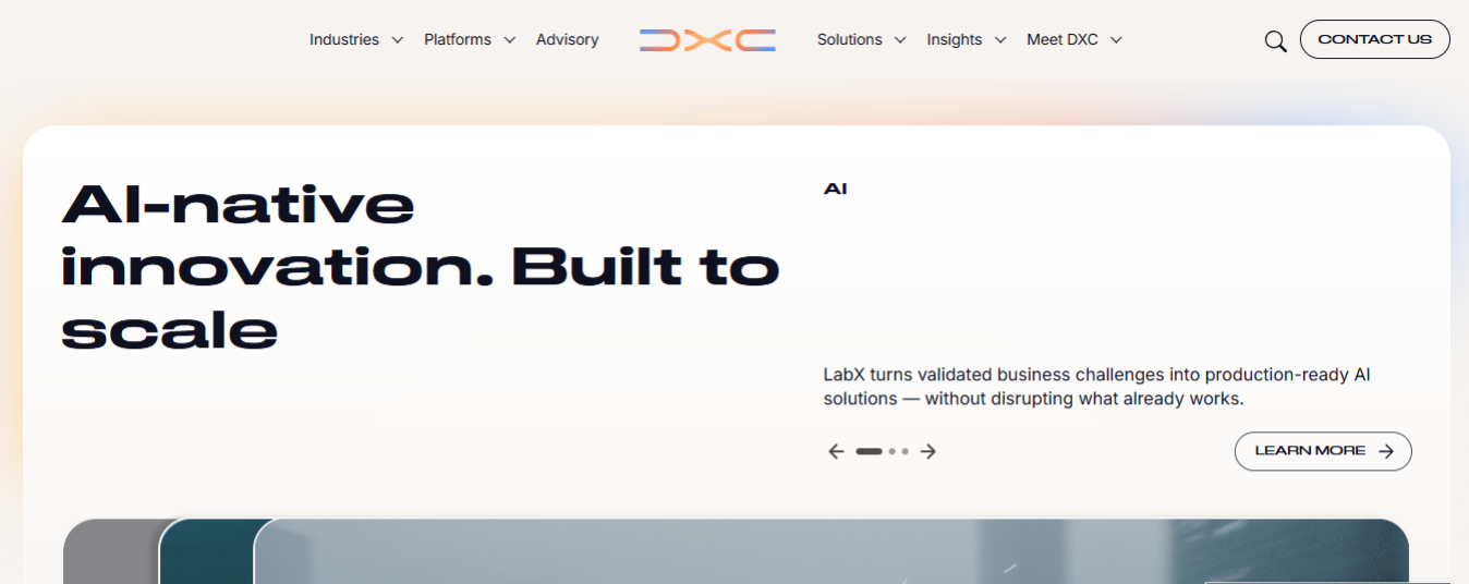 DXC Technology ServiceNow Partner